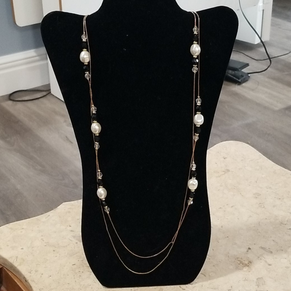 Vintage 2 strand beaded necklace
